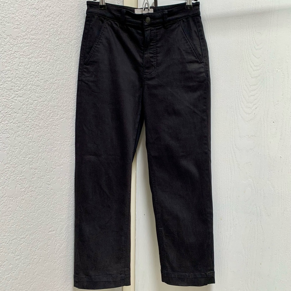 Everlane Straight-Leg Crop in Black size 4